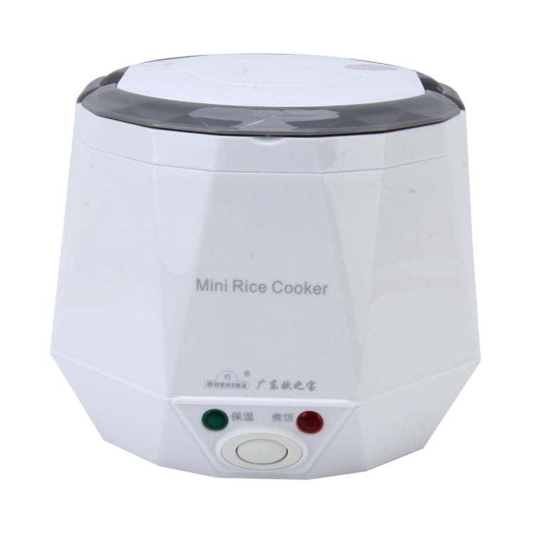 OUSHIBA Car Auto C3 Mini Multi-function Rice Cooker 12V 1.3L Volume for Rice Soup Noodles Vegetable Dessert(White) - Rice Cookers by buy2fix | Online Shopping UK | buy2fix