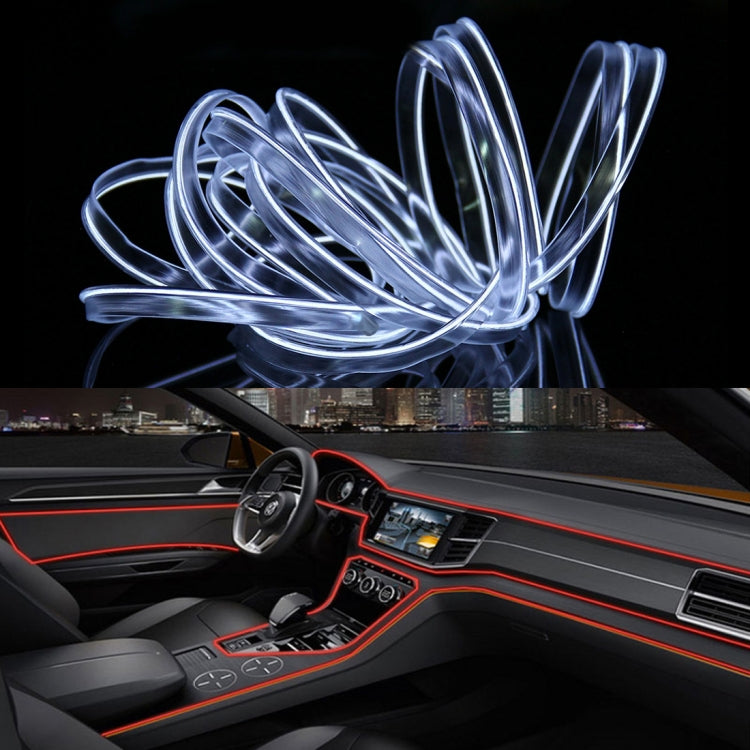 4m Cold Light Flexible LED Strip Light For Car Decoration(White Light) - Atmosphere lights by buy2fix | Online Shopping UK | buy2fix