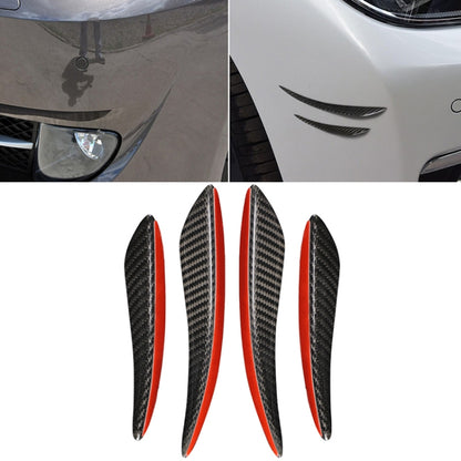 4 PCS Universal Car Carbon Fiber Front Air Knife Decorative Sticker - Decorative Sticker by buy2fix | Online Shopping UK | buy2fix