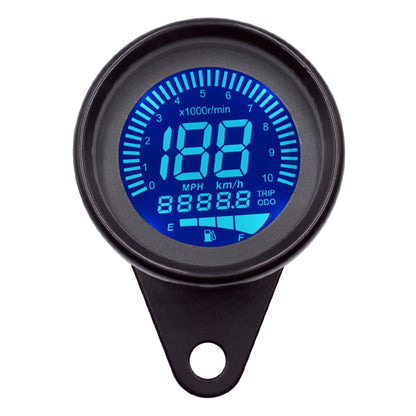 CS-636B1 Motorcycle Multi-functional Modification Instrumentation Motorcycle Odometer Speedometer Tachometer Oil Gauge (Black) - Electrical Instruments by buy2fix | Online Shopping UK | buy2fix