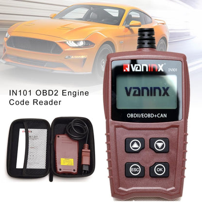 Vaninx IN101 Automotive Scanner Car OBDII / EOBD+ Can Battery Engine Fault Diagnosis Tool Battery Detector - In Car by buy2fix | Online Shopping UK | buy2fix