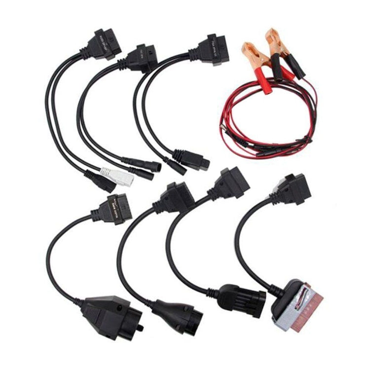 8 PCS Car Diagnostic Cable and Connector OBD2 Cable - In Car by buy2fix | Online Shopping UK | buy2fix