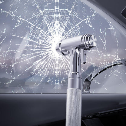 Car Safety Hammer Emergency Escape Seat Belt Cutter Window Breaker Rescue Tool(Black Gold)(Black Gold) - In Car by buy2fix | Online Shopping UK | buy2fix