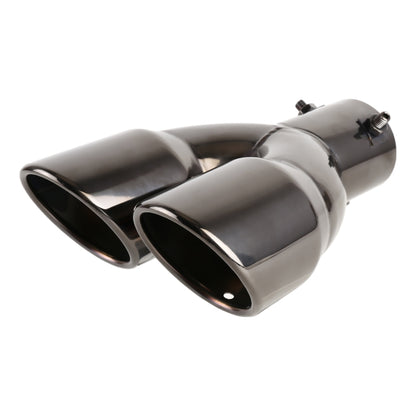 Universal Car Styling Stainless Steel Straight Exhaust Tail Muffler Tip Pipe, Inside Diameter: 6cm (Grey) - In Car by buy2fix | Online Shopping UK | buy2fix