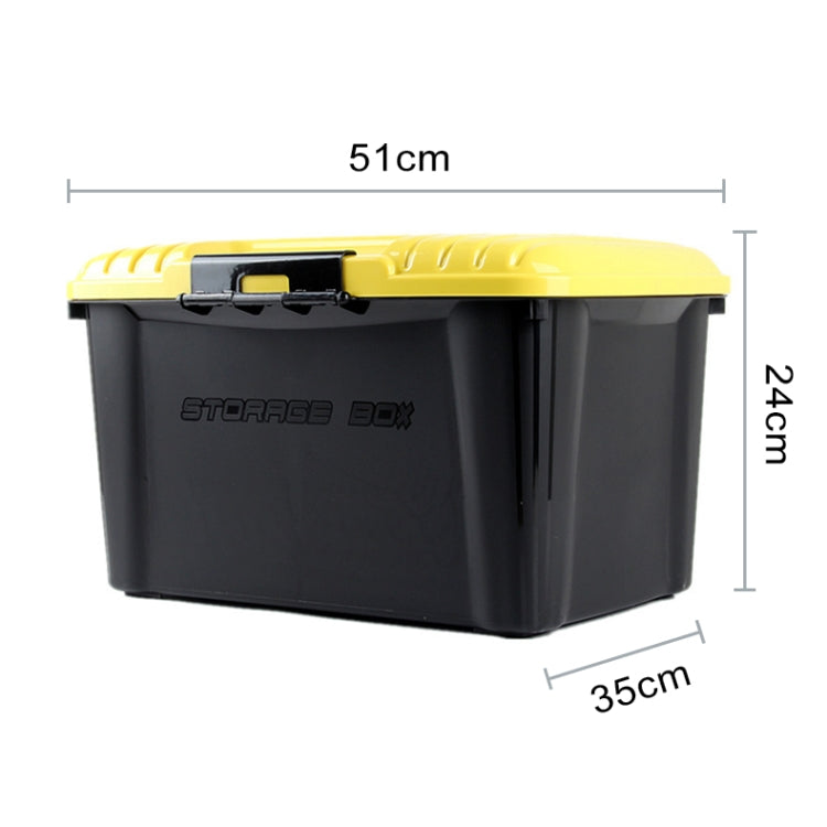 3R-2001 Car / Household Storage Box Sealed Box, Capacity: 30L (Yellow) - In Car by 3R | Online Shopping UK | buy2fix