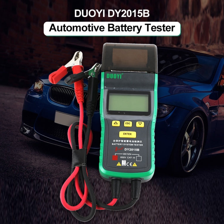 DUOYI DY2015B Car 12V Battery Tester - Electronic Test by DUOYI | Online Shopping UK | buy2fix