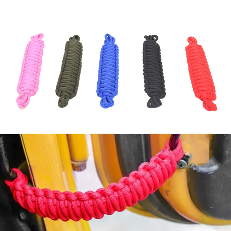 Car Door Limit Braided Rope Strap for Jeep Wrangler (Blue) - In Car by buy2fix | Online Shopping UK | buy2fix