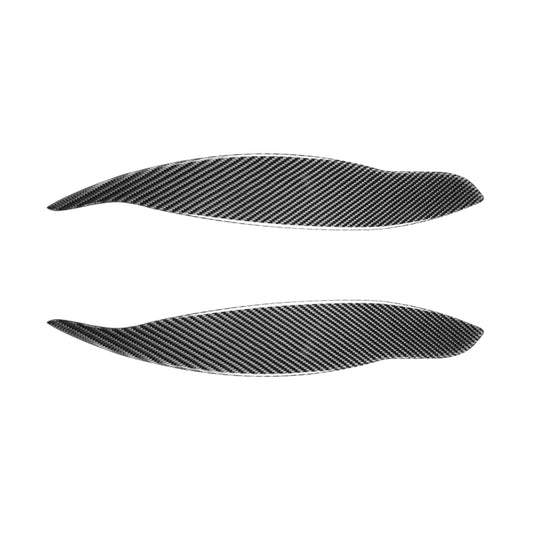 2 PCS / Set Carbon Fiber Car Lamp Eyebrow Decorative Sticker for Honda Civic 1999-1900, Drop Glue Version - In Car by buy2fix | Online Shopping UK | buy2fix