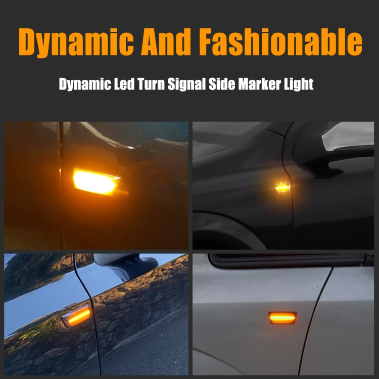 2pcs For Chevrolet Cruze 2009-2014 Car Dynamic LED Fender Side Light 1713423(Transparent) - In Car by buy2fix | Online Shopping UK | buy2fix