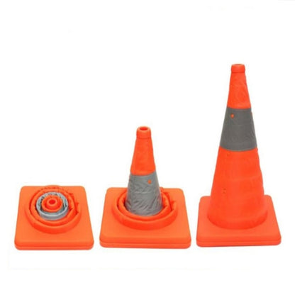 Car Telescopic Folding Road Cone Oxford Cloth Reflective Warning Sign - In Car by buy2fix | Online Shopping UK | buy2fix