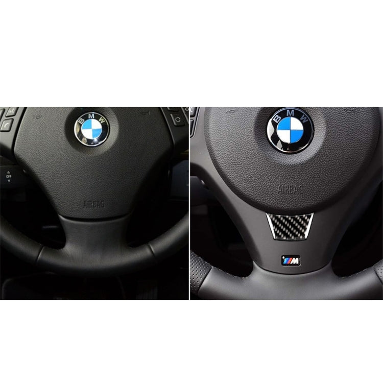 Little B Version Carbon Fiber Car Steering Wheel Decorative Sticker for BMW E90 2005-2012 -  by buy2fix | Online Shopping UK | buy2fix