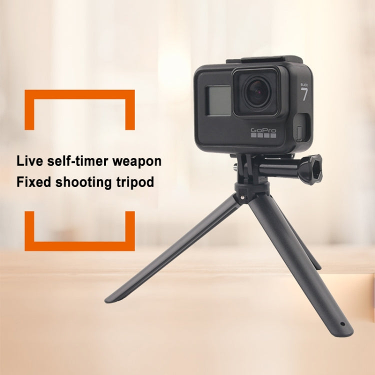 GP456 Tripod Bracket for GoPro Hero11 Black / HERO10 Black /9 Black /8 Black /7 /6 /5 /5 Session /4 Session /4 /3+ /3 /2 /1, DJI Osmo Action and Other Action Cameras and 4-6.8 inch Phones - DJI & GoPro Accessories by buy2fix | Online Shopping UK | buy2fix