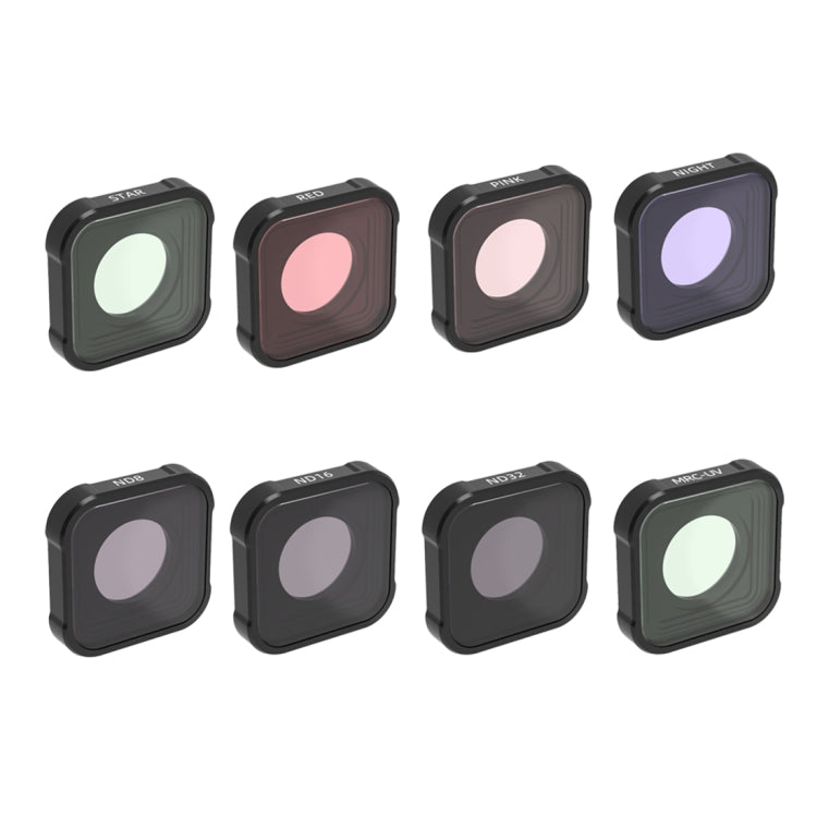 JSR KB Series STAR+MCUV+NIGHT+Diving Red+Diving Pink+ND8+ND16+ND32 Lens Filter for GoPro HERO13 Black /12 Black /11 Black /10 Black /9 Black - Lens Filter by JSR | Online Shopping UK | buy2fix