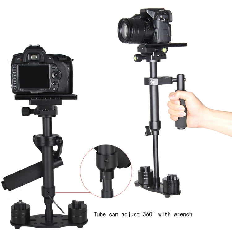 YELANGU S40N Aluminum Handheld Stabilizer for Camcorder DV Video Camera DSLR - Camera Accessories by YELANGU | Online Shopping UK | buy2fix