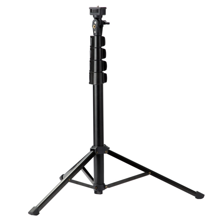 Fotopro TL-960 Foldable 5 Sections 1.56m Height Tripod Mount Holder for Vlogging Video Light  Live Broadcast Kits (Black) - Camera Accessories by Fotopro | Online Shopping UK | buy2fix