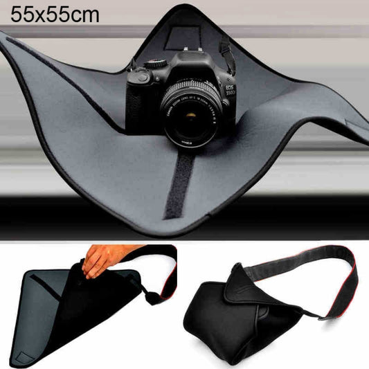 Shockproof Neoprene Bag Magic Wrap Blanket for Canon / Nikon / Sony Camera Lens, Size: 55 x 55cm - Camera Accessories by buy2fix | Online Shopping UK | buy2fix