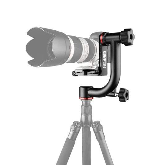 YELANGU  A201 360 Degree Horizontal Gimbal Tripod Head for DV and SLR Cameras (Black) - Camera Accessories by YELANGU | Online Shopping UK | buy2fix