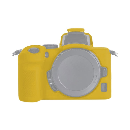 Soft Silicone Protective Case for Nikon Z50 (Yellow) - Camera Accessories by buy2fix | Online Shopping UK | buy2fix