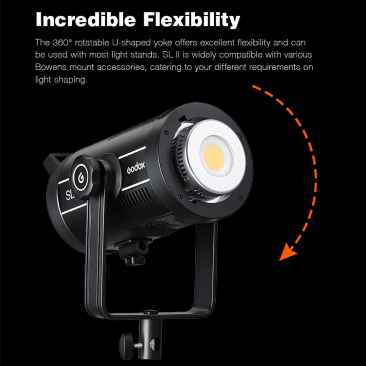 Godox SL150II 150W 5600K Daylight-balanced LED Light Studio Continuous Photo Video Light(AU Plug) - Shoe Mount Flashes by Godox | Online Shopping UK | buy2fix