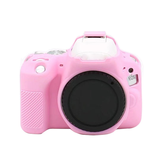 For Canon EOS 250D Soft Silicone Protective Case (Pink) - Camera Accessories by buy2fix | Online Shopping UK | buy2fix