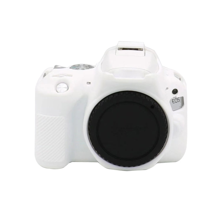 For Canon EOS 250D Soft Silicone Protective Case (White) - Camera Accessories by buy2fix | Online Shopping UK | buy2fix