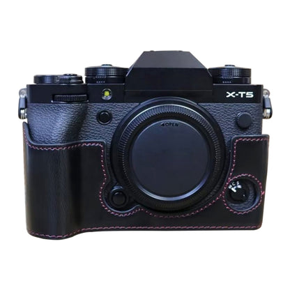 For FUJIFILM X-T5 1/4 inch Thread PU Leather Camera Half Case Base (Black) - Half Case by buy2fix | Online Shopping UK | buy2fix