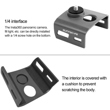 Sunnylife M2-Q9211 MAVIC 2 Fill-in Light Mounting Bracket for DJI Insta360 & Osmo Action Camera - DJI & GoPro Accessories by Sunnylife | Online Shopping UK | buy2fix