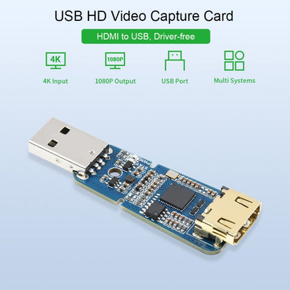 Waveshare USB Port High Definition HDMI Video Capture Card for Gaming / Streaming / Cameras - Modules Expansions Accessories by WAVESHARE | Online Shopping UK | buy2fix