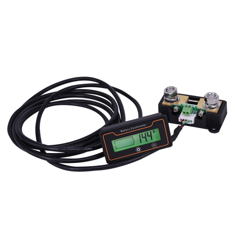 2m 100A 12V 48V Digital Display DC Current Voltmeter Lead-Acid Lithium Battery Charge Meter - Consumer Electronics by buy2fix | Online Shopping UK | buy2fix