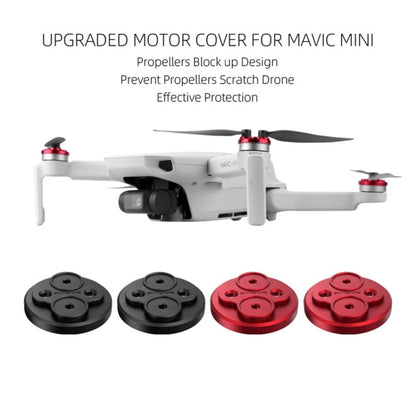 4 PCS Sunnylife Motor Metal Protection Cover for DJI Mini 2 (Black) - DJI & GoPro Accessories by Sunnylife | Online Shopping UK | buy2fix