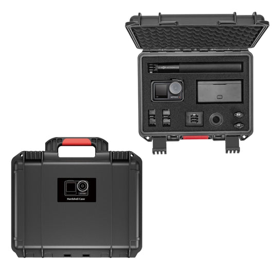 For DJI Action 4 / 3 STARTRC Waterproof PP Full Kit Suitcase Storage Box (Black) - Backpacks & Bags by STARTRC | Online Shopping UK | buy2fix