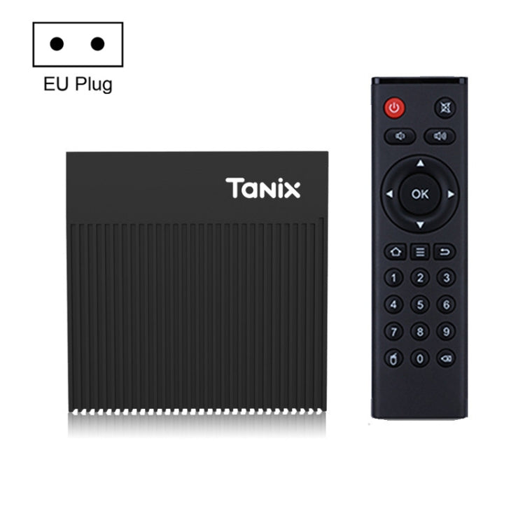 Tanix X4 Android 11 Smart TV Box, Amlogic S905X4 Quad Core, 4GB+32GB, Dual Wifi, BT(EU Plug) - Consumer Electronics by buy2fix | Online Shopping UK | buy2fix