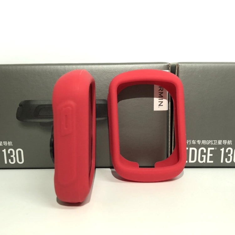 Garmin EDGE 130 Code Table Silicone Colorful Protective Cover(Red) - Protective Cases by buy2fix | Online Shopping UK | buy2fix