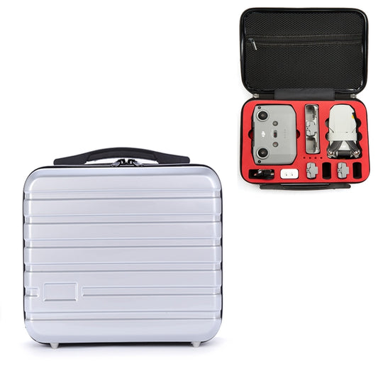 ls-S004 Portable Waterproof Drone Handbag Storage Bag for DJI Mavic Mini 2(Silver +Red Liner) - DJI & GoPro Accessories by buy2fix | Online Shopping UK | buy2fix