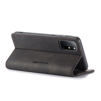 For OnePlus 8T CaseMe-013 Multifunctional Retro Frosted Horizontal Flip Leather Case with Card Slot & Holder & Wallet(Black) - OnePlus Cases by CaseMe | Online Shopping UK | buy2fix