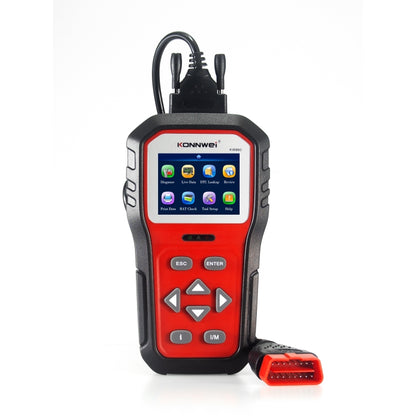 KONNWEI KW860 Car 2.8 inch TFT Color Screen Battery Tester Support 8 Languages / I Key Analysis Function - Code Readers & Scan Tools by KONNWEI | Online Shopping UK | buy2fix