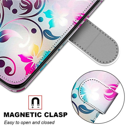 For Xiaomi Redmi 9A Coloured Drawing Cross Texture Horizontal Flip PU Leather Case with Holder & Card Slots & Wallet & Lanyard(Gradient Colorful Flower) - Xiaomi Cases by buy2fix | Online Shopping UK | buy2fix