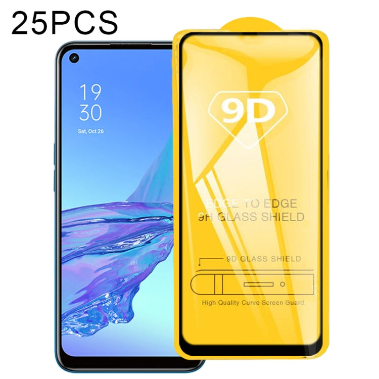 For OPPO A53 2020 25 PCS 9D Full Glue Full Screen Tempered Glass Film - OPPO Tempered Glass by imak | Online Shopping UK | buy2fix