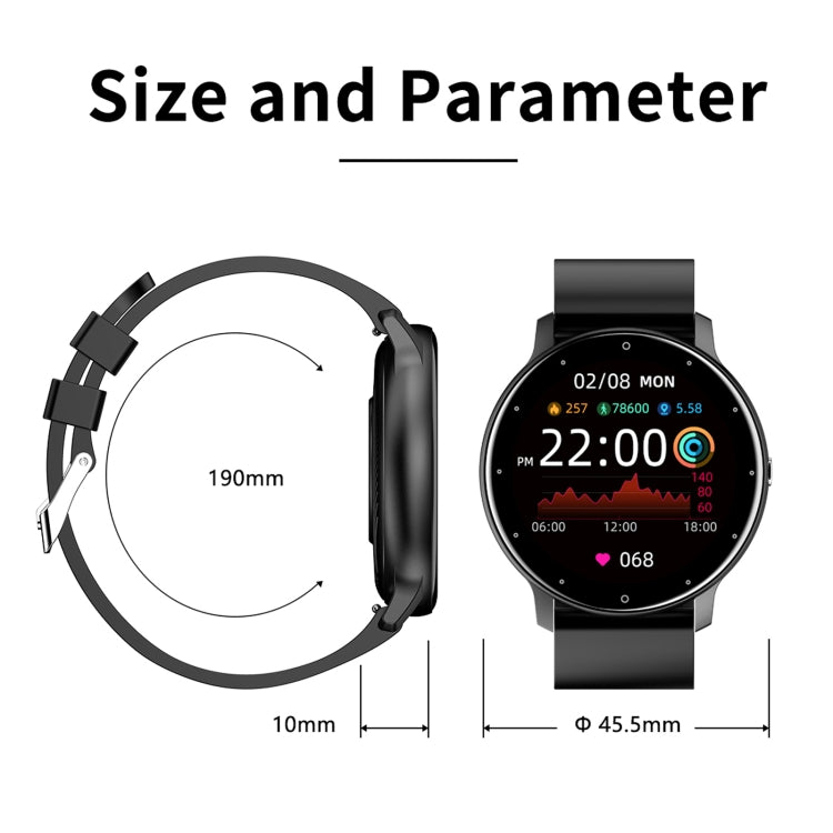 ZL02 1.28 inch Touch Screen IP67 Waterproof Smart Watch, Support Blood Pressure Monitoring / Sleep Monitoring / Heart Rate Monitoring(Rose Gold) - Smart Wear by buy2fix | Online Shopping UK | buy2fix