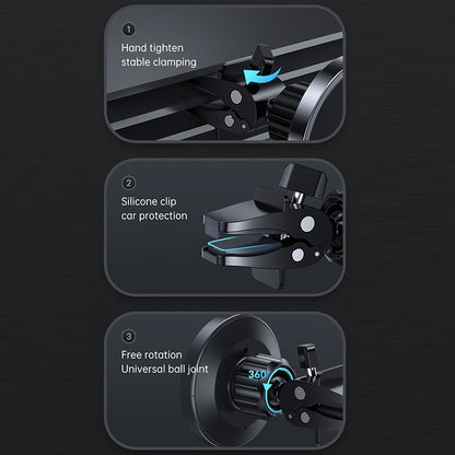 JOYROOM JR-ZS240 15W Max Car Magnetic Wireless Charge Holder - In Car by JOYROOM | Online Shopping UK | buy2fix