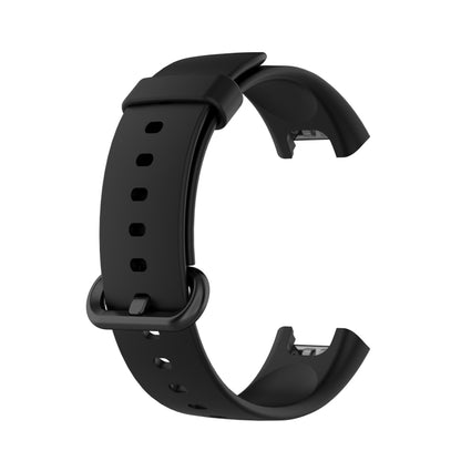 For Xiaomi Mi Watch Lite / Redmi Watch Silicone Watch Band, Size: One Size(Black) - Smart Wear by buy2fix | Online Shopping UK | buy2fix