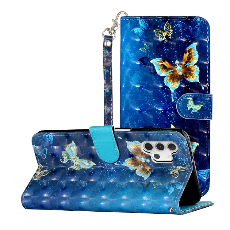 For Samsung Galaxy A32 5G 3D Pattern Horizontal Flip PU Leather Case with Holder & Card Slots & Wallet(Rankine Butterfly) - Galaxy Phone Cases by imak | Online Shopping UK | buy2fix