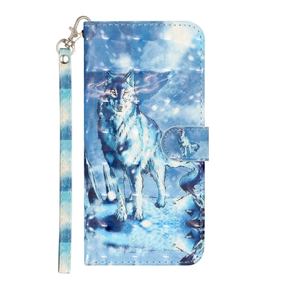 For Samsung Galaxy A32 5G 3D Pattern Horizontal Flip PU Leather Case with Holder & Card Slots & Wallet(Snow Mountain Wolf) - Galaxy Phone Cases by imak | Online Shopping UK | buy2fix