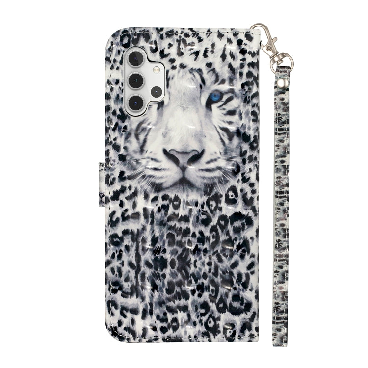 For Samsung Galaxy A32 5G 3D Pattern Horizontal Flip PU Leather Case with Holder & Card Slots & Wallet(Leopard) - Galaxy Phone Cases by imak | Online Shopping UK | buy2fix