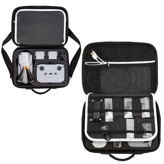 Portable Single Shoulder Storage Travel Carrying Cover Case Box with Baffle Separator for DJI Air 2S(Black + Black Liner) - Carry Cases & Bags by buy2fix | Online Shopping UK | buy2fix