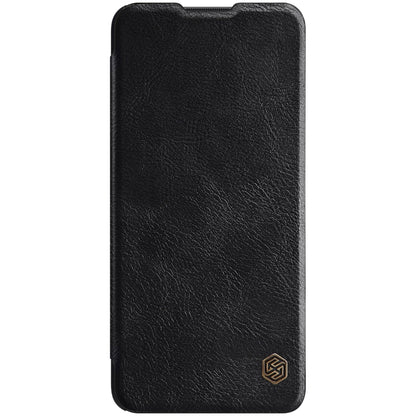 For OnePlus 9 (IN/CN Version) NILLKIN QIN Series Crazy Horse Texture Horizontal Flip Leather Case with Card Slot(Black) - OnePlus Cases by NILLKIN | Online Shopping UK | buy2fix