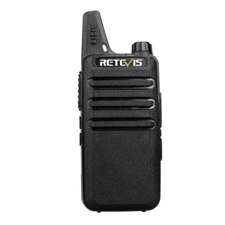 1 Pair RETEVIS RT622 US Frequency 400-480MHz 16CHS Two Way Radio Handheld Walkie Talkie, US Plug(Black) - Handheld Walkie Talkie by RETEVIS | Online Shopping UK | buy2fix