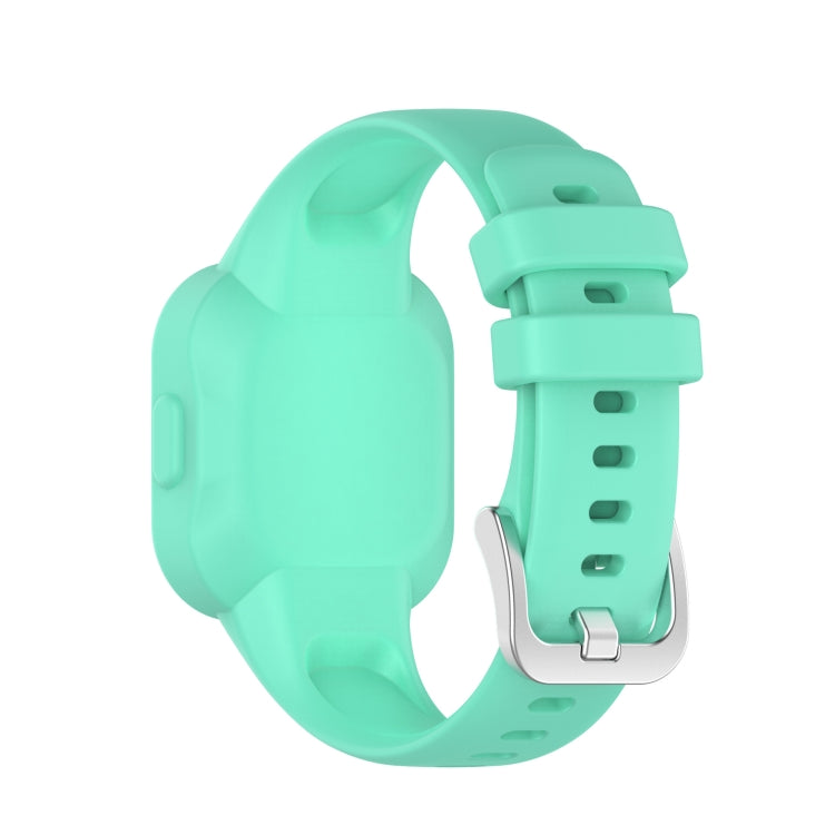 For Garmin Vivofit JR3 Silicone Pure Color Watch Band(Teal) - Watch Bands by buy2fix | Online Shopping UK | buy2fix