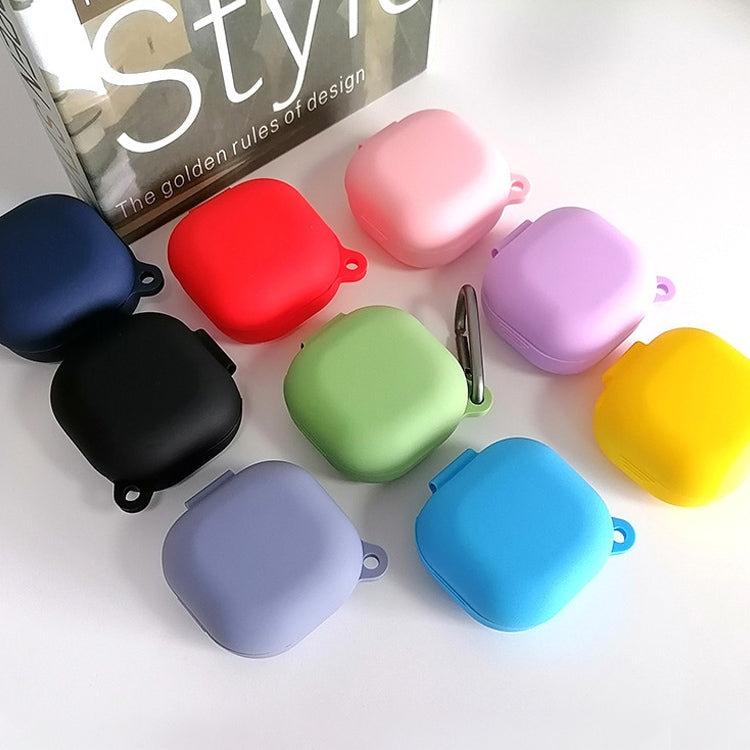 For Samsung Galaxy Buds Live / Pro Bluetooth Earphone Silicone Protective Case with Hook(Matcha) - Samsung Earphone Case by buy2fix | Online Shopping UK | buy2fix