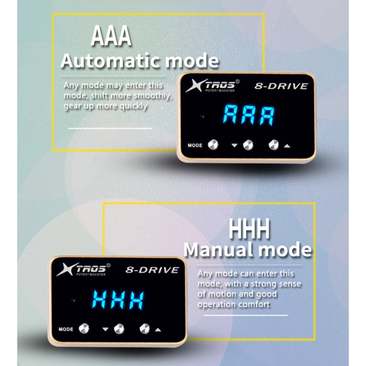 For Mitsubishi Triton 2005-2014 TROS 8-Drive Potent Booster Electronic Throttle Controller Speed Booster - In Car by TROS | Online Shopping UK | buy2fix